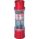 PCE CEE 16A stroommeetstekker met LED-draaivelddisplay...