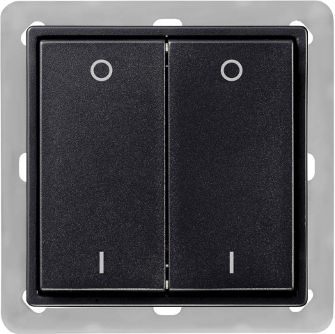 Thermokon Schalter 4-Kanal Licht 55x55 anthrazit o Funkschalter 4-Kanal Licht NEU