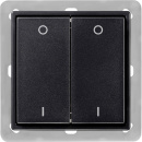 Thermokon Schalter 4-Kanal Licht 55x55 anthrazit o Funkschalter 4-Kanal Licht NEU