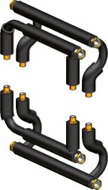 Tuxhorn Bosch ZVS3 Verrohrung 2er Kaskade 7735600102 NEU