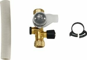 Grupo de seguridad de agua fría Buderus 8bar sin reductor de presión, manguera de 1 m 7746900421 NUEVO