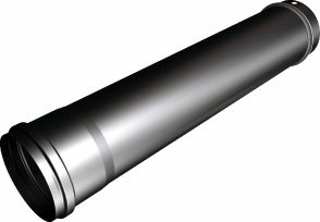 Connecting piece adjustableb 500x0,6 black/m 63043117 NEW