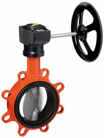 KSB Einklemm-Absperrklappe BOAX-S mit Getriebe MA12 PN6/10/16 DN125 42085987 NEU