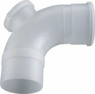 PP Revisionsbogen DN160 87 Grad mit Reinigungsöffnung 87090884 NEU