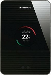 Buderus Logamatic TC 100.2 Unité de commande design, noir 7736701399 NOUVEAU