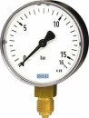 Wika Röhrenf-Manometer, d:63mm, 0-10bar 1/4...