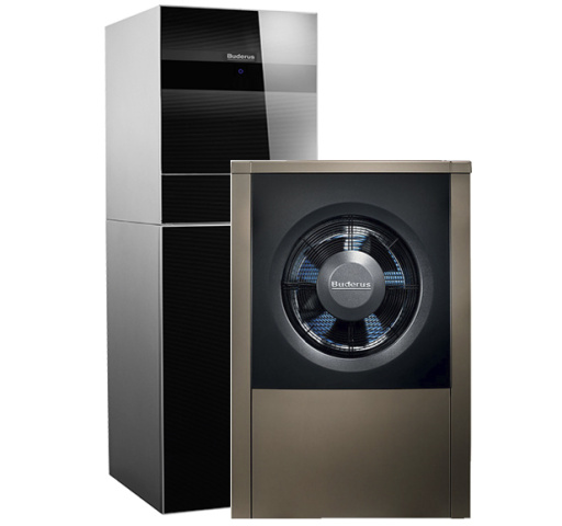 Buderus Logatherm WLW196i-11 ART Außen aufgest.,reversibel,Puffer120,schw 7739616349 NEU