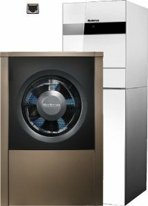 Buderus Logatherm WLW196i-6 ARTP120W Außen aufgest.,reversibe, Puffer120,weiß 7739616352 NEU