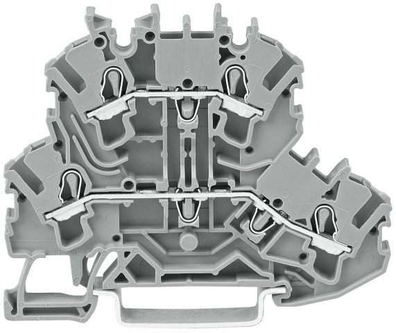 Wago dubbeldekker terminal 2002-2201 PU: 50 stuks NIEUW