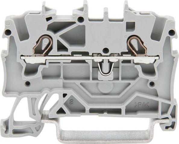 Regleta de bornes de paso de 2 conductores Wago 2001-1201 PU: 100 unidades NUEVO