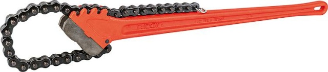 Llave de tubo de cadena Ridgid, luz nominal DN110 (4 1/2""), máx. 7 1/2"" NUEVO