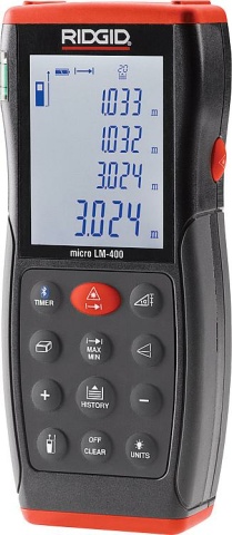 Ridgid laser rangefinder LM400 Bluetooht, range max. 100m NEW