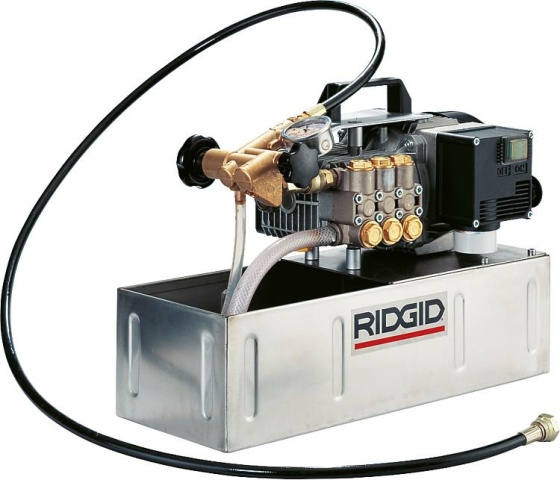 Ridgid testpomp electr. 1460-E roestvrij staal tankdruk max. 25 bar, 230V, 1580W NIEUW