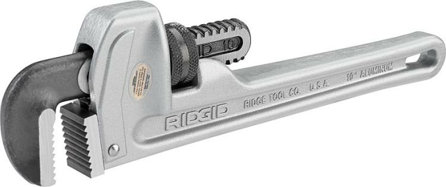 Chiave per tubi Ridgid diritta in alluminio, luce massima DN80 (3"") lunghezza 24"" 600mm NUOVO