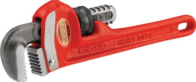 Ridgid pijptang recht, max. spanwijdte DN80 (3"") lengte 24"" 600mm robuuste gietijzeren constructie NIEUW