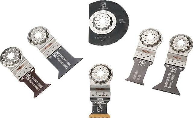 Set di lame Fein 6 pezzi Best of E-Cut Starlock metallo NUOVO