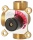 Evenes Mélangeur à 3 voies Easyflow, type 3A DN40 (1 1/2"") AG, Kvs 25 NOUVEAU