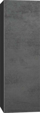 Dispensa Evenes ELA con corpo smt nero soft-close - frontale cemento scuro, 400x1200x350 mm NUOVO