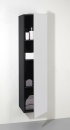 Dispensa Evenes ELA con corpo smt nero a chiusura ammortizzata - frontale bianco lucido, 400x1600x350 mm NUOVO