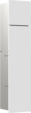 Module WC Emco asis pure encastré, butée à gauche 730mm blanc alpin NEUF