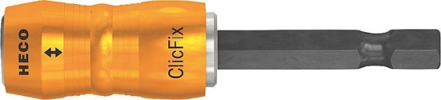 Heco HECO-ClicFix quick-change holder, magnetic, with logo Aluminium anodised, á 1 pc. NEW
