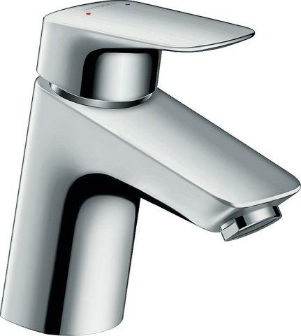 Hansgrohe Waschtischmischer 70 Logis ND Ausladung 107 mm chrom Push-Open Ablauf NEU