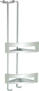 Emco door rack system 2 chrome with 2 sliding corner wall...