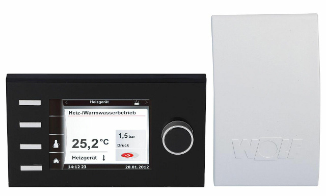 Wolf BM-2 bedieningsmodule zwart, incl. buitensensor 2745304 NIEUW