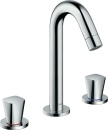 Hansgrohe 3-Loch Waschtischmischer Logis Ausladung 109 mm...