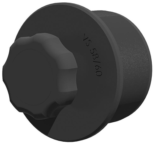 Hauff-Technik Bouchon de fermeture pour couvercle de système thermorétractable Manchon-D : 58mm NEUF