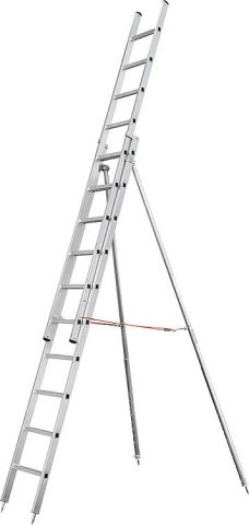 Scala di prolunga per alberi da frutto Siedra 2x10 pioli, 3,10-5,25 m 920-10 NUOVO