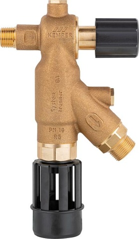 Kemper Systemtrenner-Auslaufventil FK 4 DN15 (1/2""), Typ BA, Rotguß NEU