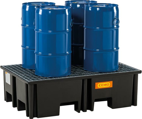 Cemo PE 220/2 pallet sump tray with steel grating 11258 NEW