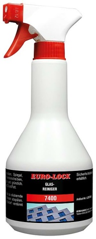 Euro-Lock glass cleaner LOS 7400, 500ml pump sprayer NEW