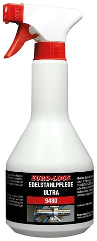 Euro-Lock acero inoxidable cuidado ULTRA LOS 9480, 500ml pulverizador manual NUEVO