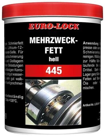 Euro-Lock universeel vet lichtbruin LOS 445, blik 750g NIEUW