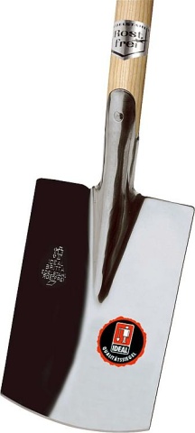 Ideal Spaten Britta-Spaten Gärtner Form Edelstahl, Größe 0, T-Stiel NEU