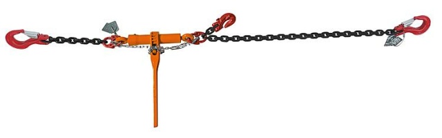 Dolezych lancuch odciagowy napinajacy GK8 rozmiar 8-8, dlugosc 3,5m z grzechotkowym napinaczem ladunku NOWOSC