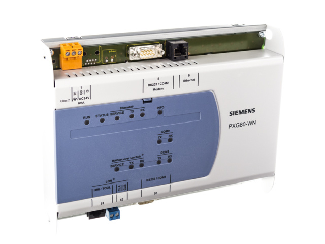 Siemens PXG80-WN Web Controller FW: V 2.20.004