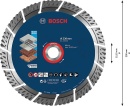Bosch Diamanttrennscheibe Expert Multi Material Ø 300x22,23x2,8mm NEU