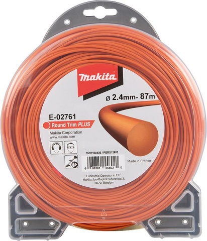 Makita Mower Thread E-02761 Ø2,4mm, Length 87m round NEW