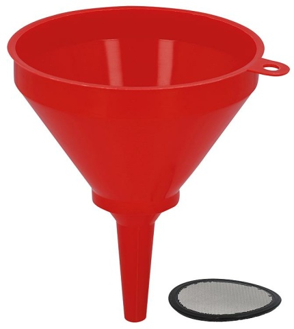 Reilang Trichter mit Sieb D: 150mm, aus Polyethylen NEU