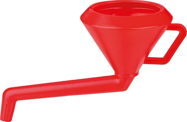 Entonnoir Reilang sans tamis D : 200mm en polyéthylène, coudé NOUVEAU