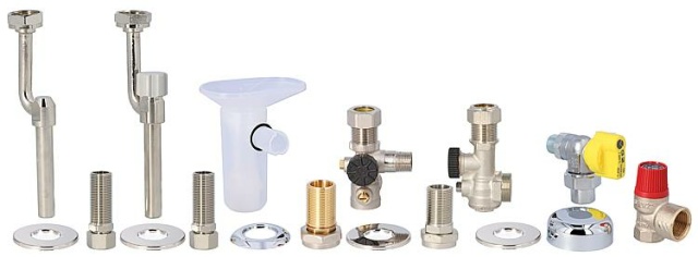 Wolf connection set for CGB-2K, flush-mounted 2072334 NEW