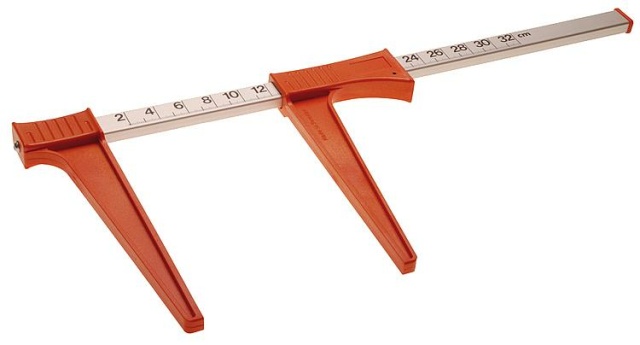 Bahco Meßkluppe 2800, aus Alu Meßbreite max. 320mm im Kunststoffwagen NEU