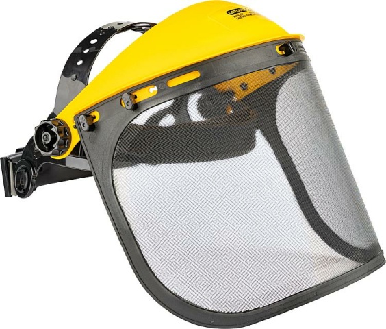 Schermo facciale Oregon con fascia e visiera a rete NUOVO