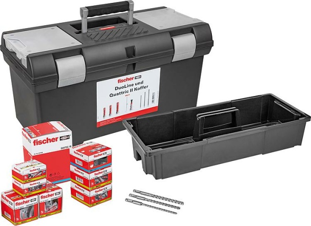 Fischer Profikoffer DuoLine Quattric II 603-teilig NEU
