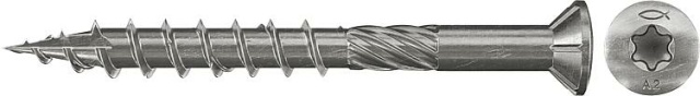 Vis à terrasse Fischer 5.0x40 SK A2 TG TX 200 PU 200 NEW