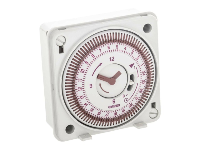 Grässlin tactic 211.2 MIL72E/1 QRTuZH analog clock 0279002011 230V NEW