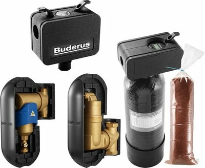 Buderus Logaplus-Pak. E3 - PKP8000NFK 11/4" PKP8000, NFK.2, évacuation des boues, purgeur dair 7739620002 NOUVEAU